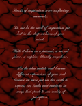 Bursts of Inspiration - Live Reading